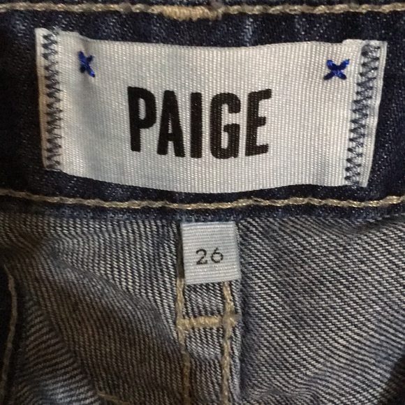 PAIGE distressed straight leg jeans - Picture 6 of 9